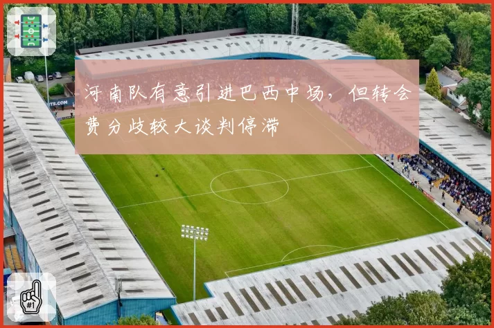 河南队有意引进巴西中场，但转会费分歧较大谈判停滞